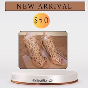 *NEW* Pink Laser Cut Shoes